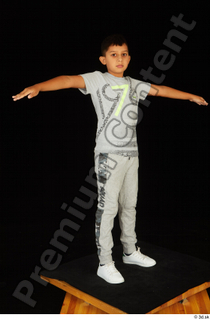 Timbo dressed grey joggers grey t shirt standing t poses…